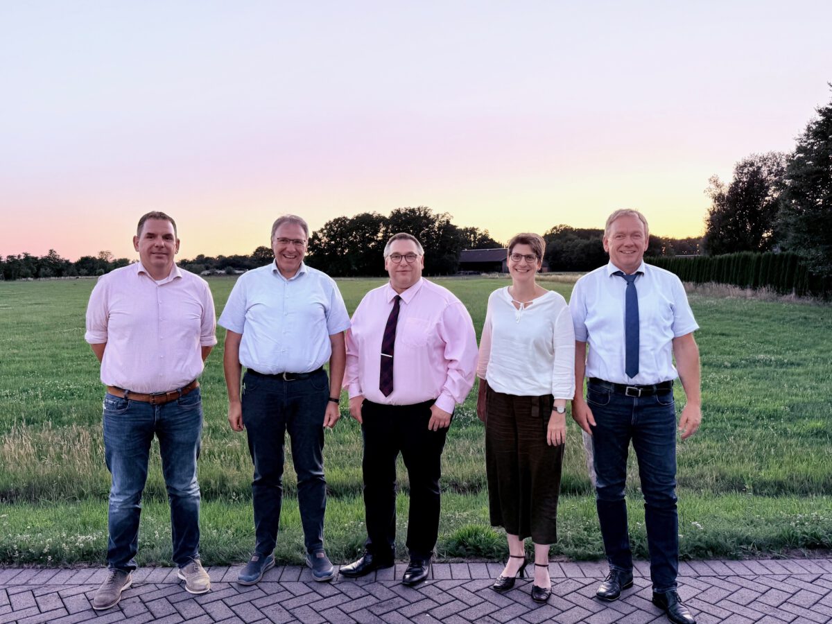Aufsichtsrat, v.l. Michael Eggersmann, Thomas Nienaber, Andreas Freßmann, Birgit Molsberger, Robert Mittrup